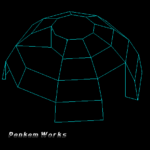 ドームハウス模型/3Dモデリング